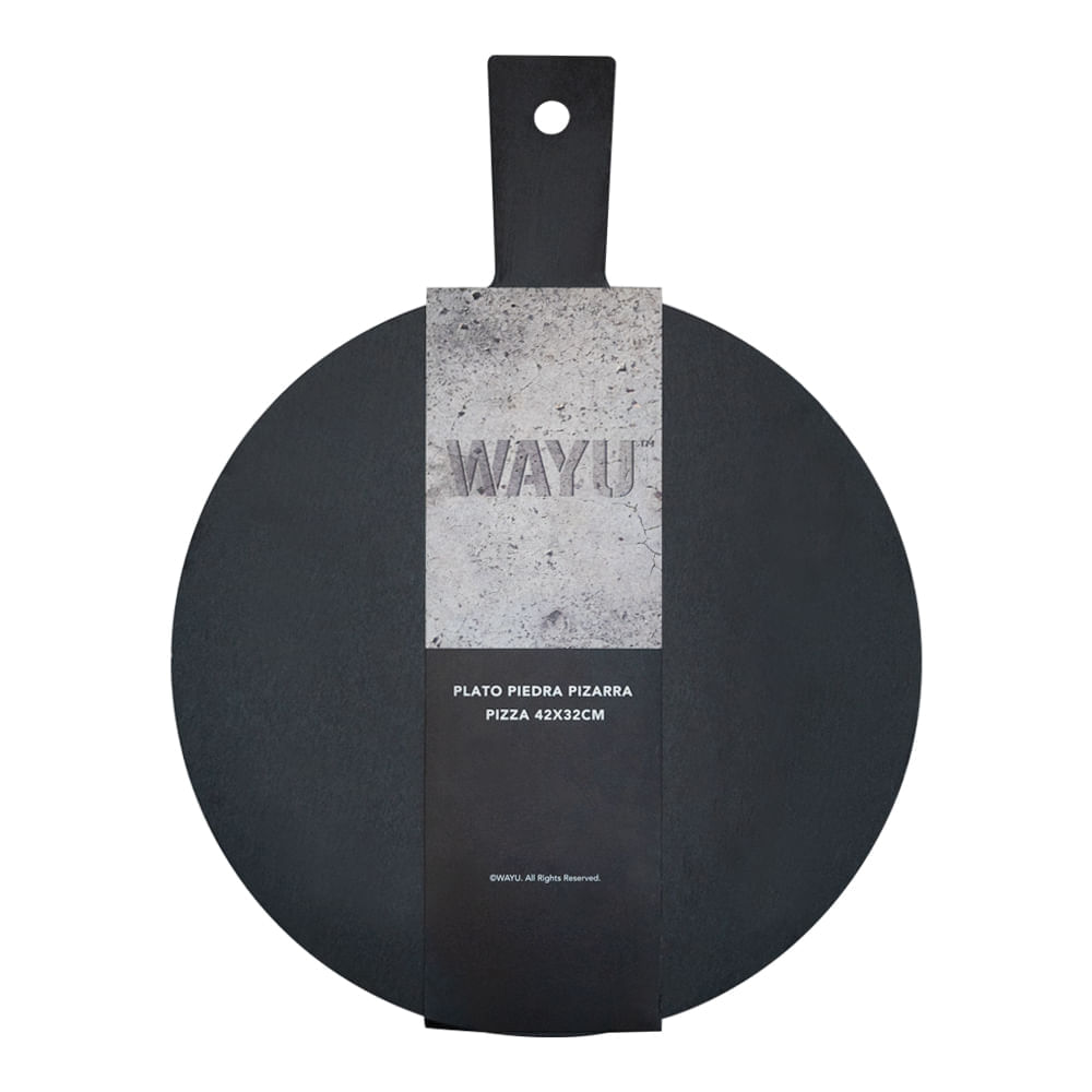 Plato WAYU Piedra Pizarra Pizza 42cm