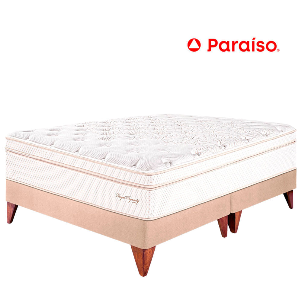 Cama PARAÍSO Europea Royal Dynasty King Champagne