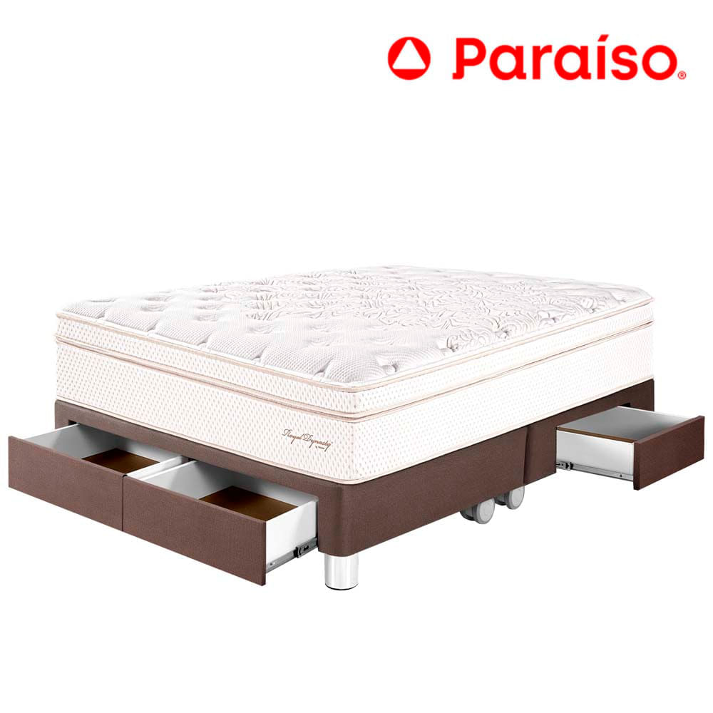 Cama PARAISO Royal Dynasty C/C King Choco
