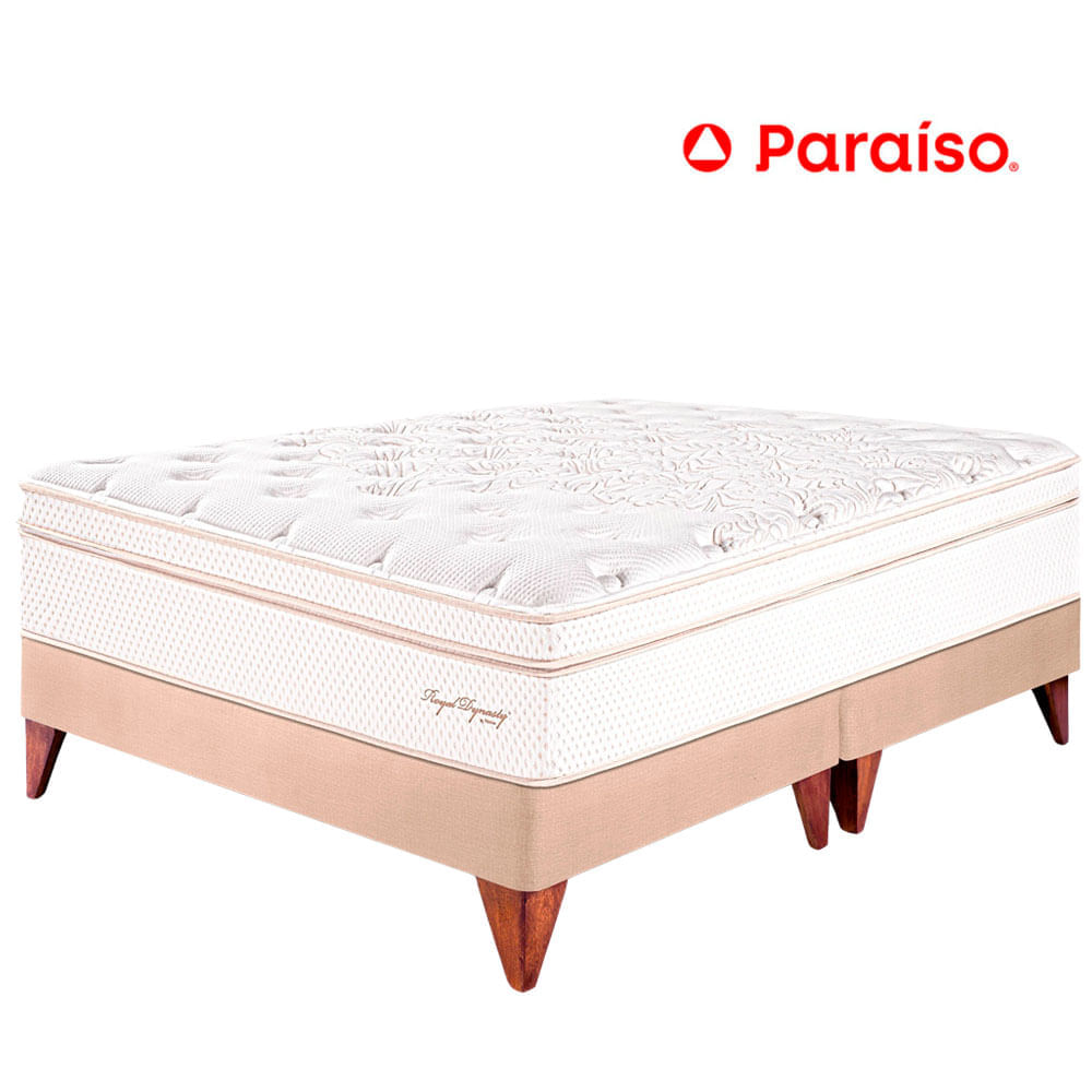 Cama PARAÍSO Euro Royal Dynasty Queen Champagne