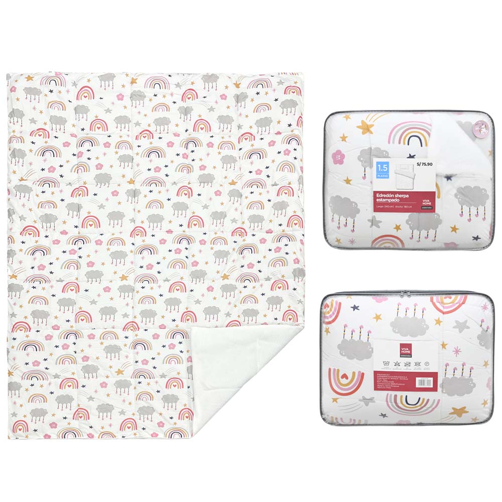 Edredones VIVA HOME Sherpa 1.5 Plazas Lit G