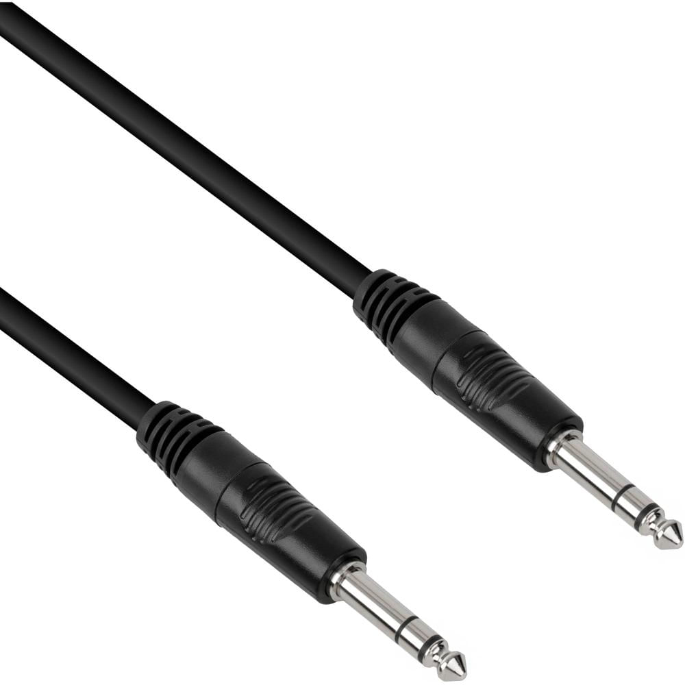 Cable de Interconexión Pearstone PM-TRS 1/4"" TRS Macho a 1/4"" TRS Macho (50') - Conectores Rean, Con