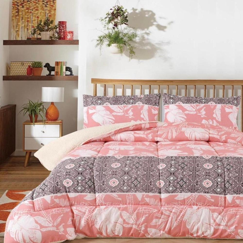 Set de Edredon KING Tela con Carnero Venezia 100% Calidad de 5 Piezas R - 1