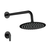 Mezcladora de Ducha Monocomando Orange Modelo 5371PLBMB Negro Mate