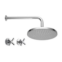 Mezcladora de Ducha Orange Modelo 23P08S Cromado con Ducha Superior y Brazo