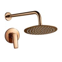Mezcladora de Ducha Monocomando Orange Montecarlo Rose Gold