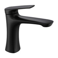 Mezcladora para Lavatorio Monocomando Orange Modelo 5371PTBMB Negro Mate