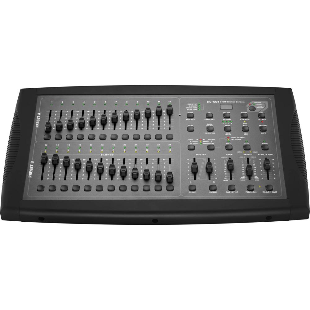 Consola de Atenuación Lupo Scene Setter de 24 Canales - Control Total para Luces DMX, Música y Efect