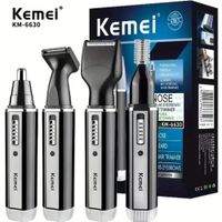 Afeitadora Nasal 4 en 1 Kemei USB Barba Cejas Oído Cortadora de Pelo Eléctrica Hombre Genieka