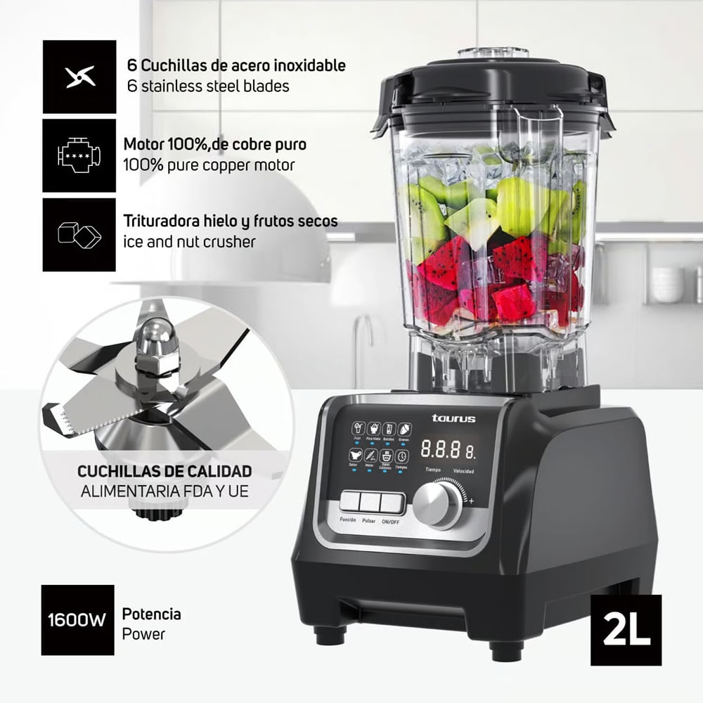 Licuadora TAURUS Elite Professional 1600W