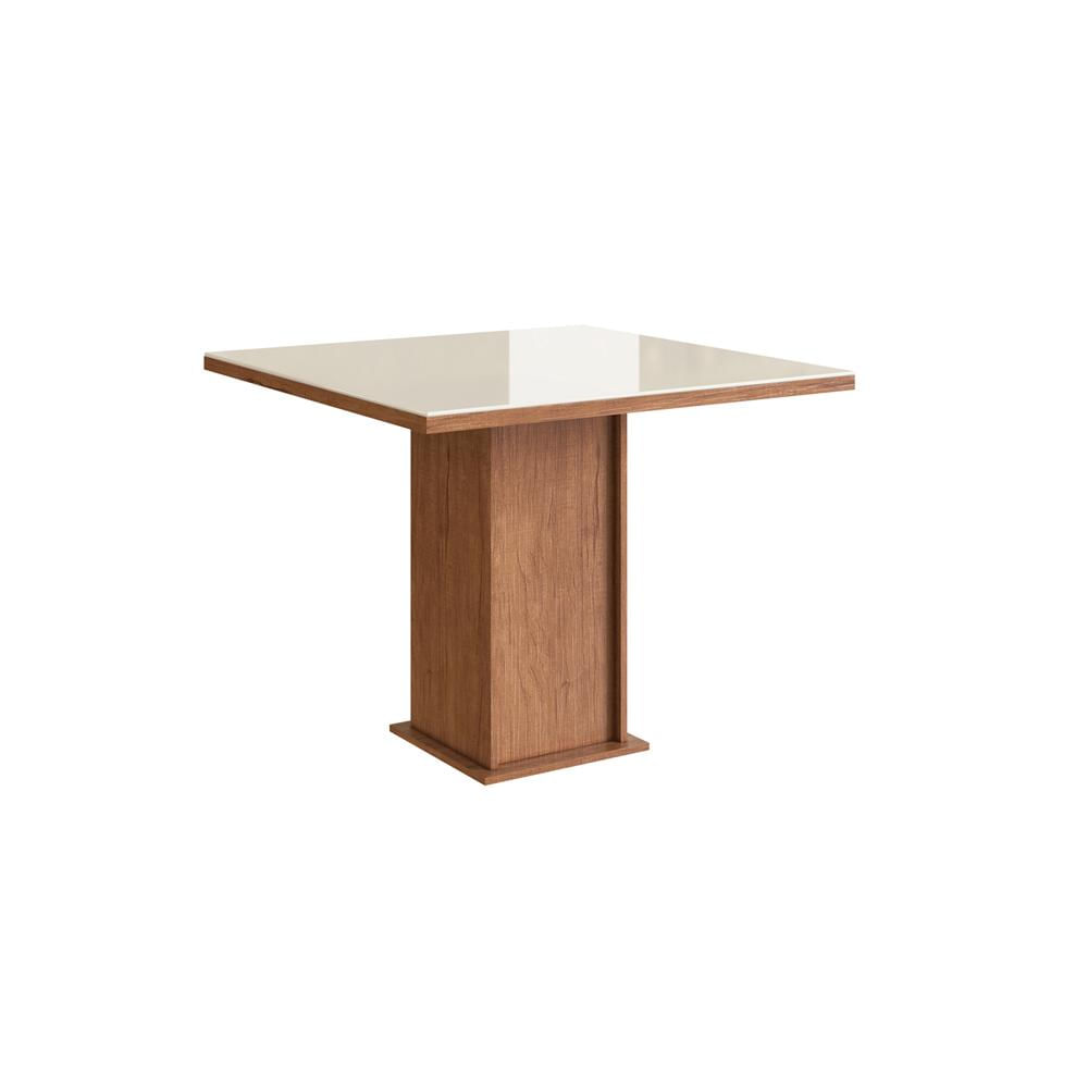 Mesa de Comedor 2020 Home 0.90 X 0.90 - Canela  / Off White