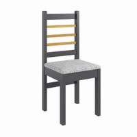 Set X 2 Sillas de Comedor 2020 Home - Gris / Linho