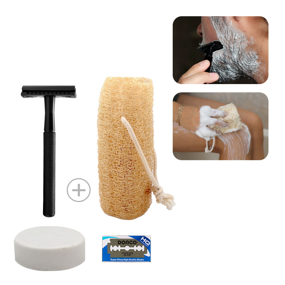 Pack Rasurado Zero Bamboo Balance con Rasuradora Negra