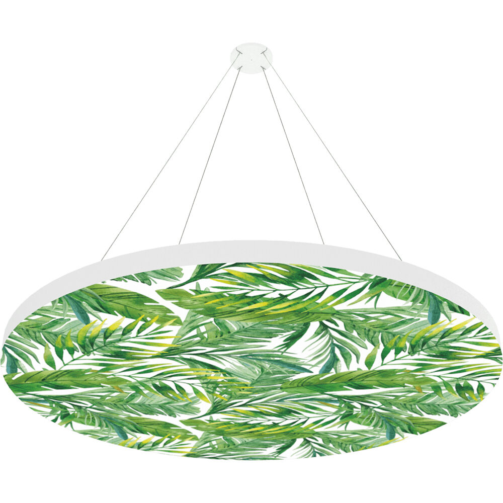 Vicoustic ViCloud VMT Flat (Redondo, leza, Hojas, 4 Piezas) - Solución Acústica Ligera y Suspe