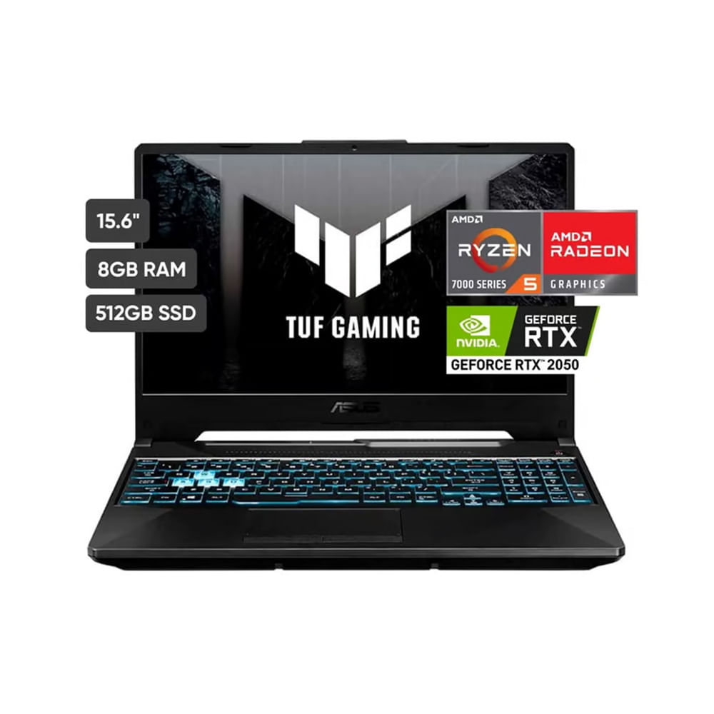 Laptop Asus TUF A15 FA506NF-HN005W AMD Ryzen 5-7535HS 8GB Ram 512GB SSD 15.6” FHD 144 HZ