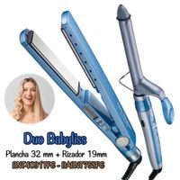 Combo Babyliss Plancha Pro Nano Titanium 32mm Y  Rizador Pro Nano Titanium 19mm