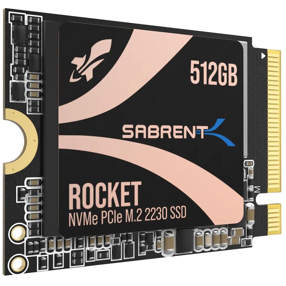 Sabrent 512GB Rocket 2230 NVMe PCIe 4.0 M.2 SSD Interno - Almacenamiento Rápido para Juegos y Uso Ge