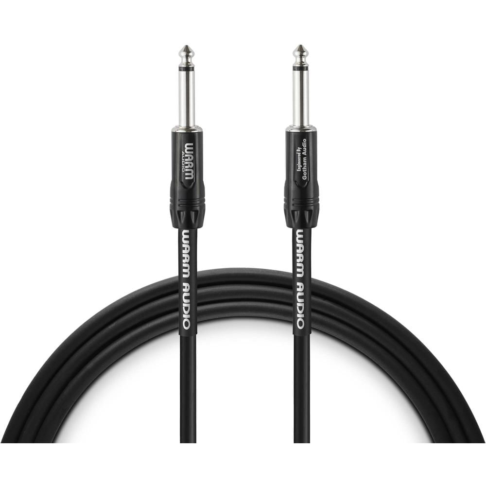 Warm Audio Pro Series Cable TS de 3' para Conexiones Amp-Cabinet - Sonido de Calidad, Conectores Pla