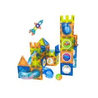 Bloques Magnéticos 3D De Construcción 71 Piezas