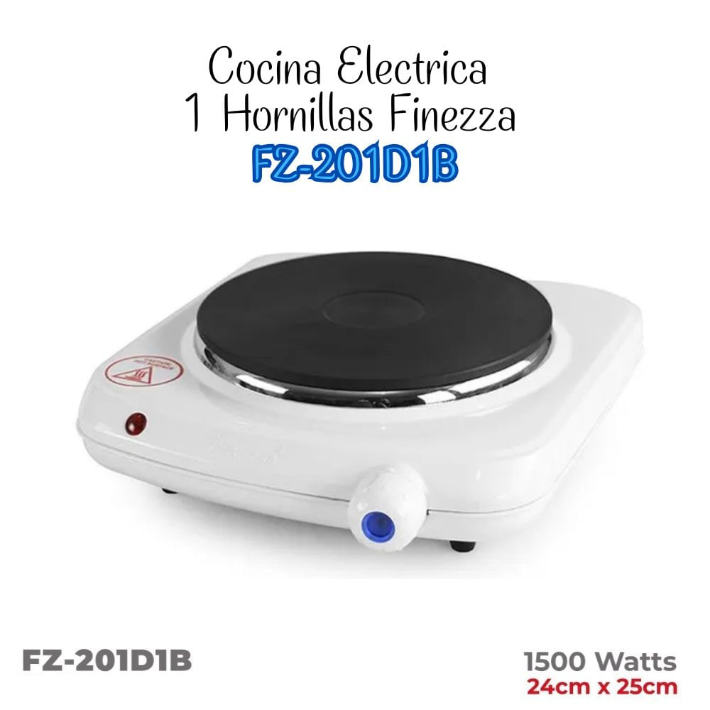 Cocina Eléctrica Finezza de 1 Hornilla FZ-201D1B