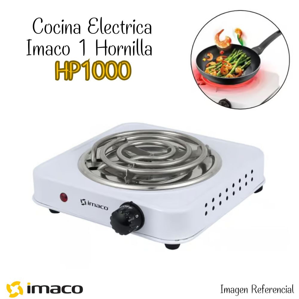 Cocina Electrica Imaco 1 de Hornilla HP1000