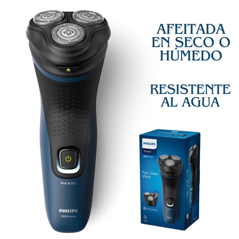 Afeitadora Philips S1151/00 seco y resistente al agua IPX7