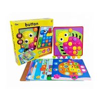 Juego Didáctico Puzzle Mosaico Button Idea Para Niños