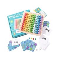 Tablero Didáctico 3 En 1 De Multiplicación para Niños