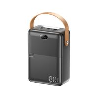 Cargador portátil Remax modelo rpp 118 80000mah pd27w qc 22.5w gris