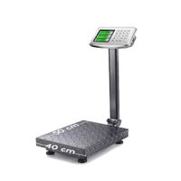 Balanza Industrial 300 Kg con Plataforma TCS-300K Teclado de Acero