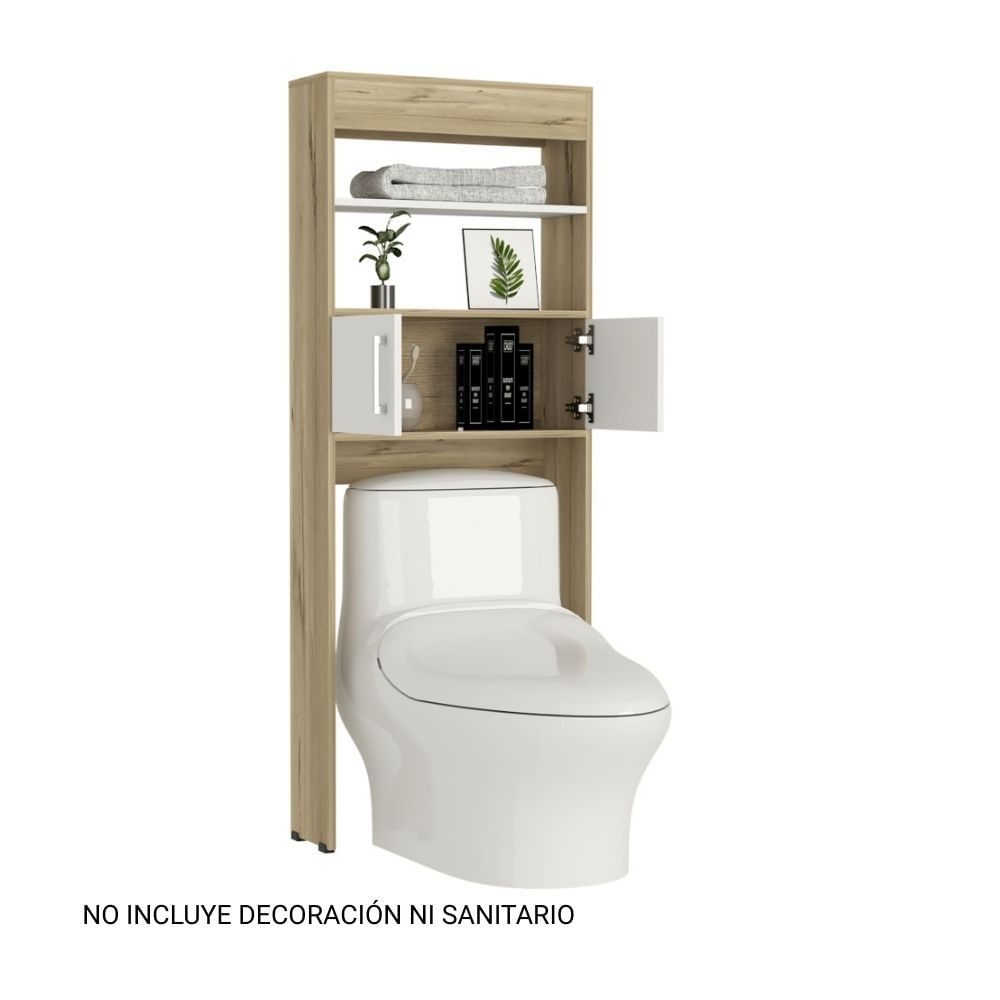 Mueble de baño Bath Bicolor 2 Puertas Duna/Blanco Tuhome