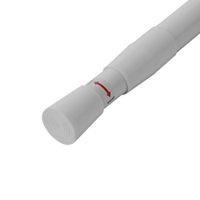 Tubo de Ducha Ajustable Económico Aura 70 x 120 Blanco