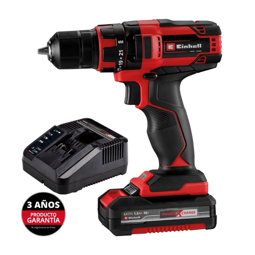 Atornillador 18V TC-CD 18/35 LI + 1 batería 1.5 Ah Einhell