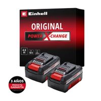 Batería Einhell Power XChange 18V Twinpack 4.0AH PVC Rojo