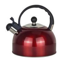 Tetera de Acero Inoxidable Orange 3 litros Rojo Modelo Circular