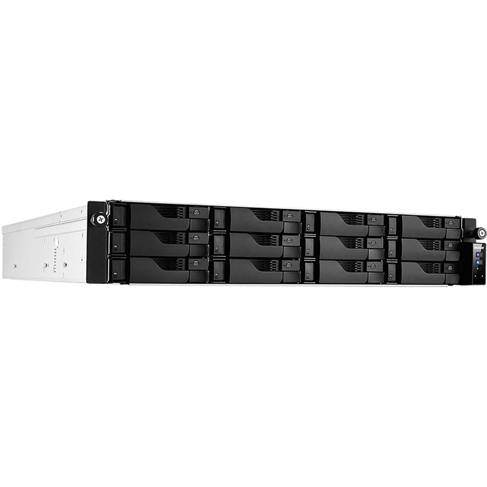 Asustor LOCKERSTOR 12RD AS6512RD - NAS Rackmount de 12 Bahías con CPU Intel Atom C3538, 8GB RAM, Pue