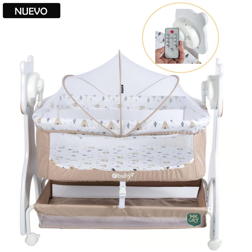 Cuna Colecho para Bebé de Lujo AURA Beige