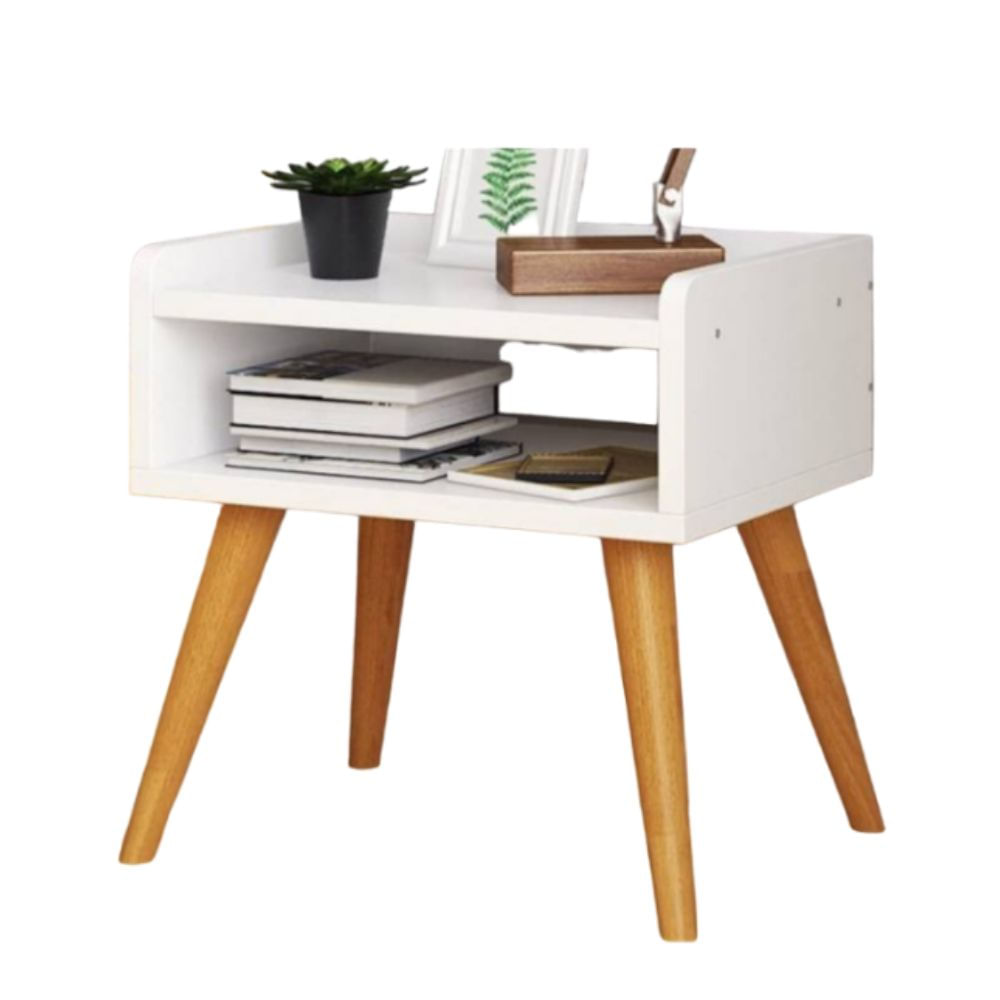 Velador Vintaje Doo Blanco Muebles Bonno