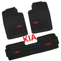 Pisos KIA de 3Piezas IMPERMEABLE Auto y Camioneta