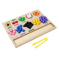 Juego de Pinzas con Fruta