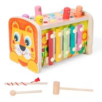 Juego Didáctico Martillo y Pesca Leoncito