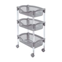 Organizador a Piso Kristal Mediano 3 Niveles Rey