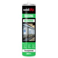Silicona Multiusos Transparente Soldimix 280ml