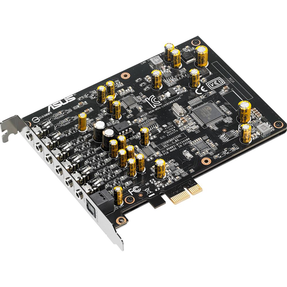 ASUS Xonar AE - Tarjeta de Audio Gaming PCIe 7.1 Canales con Sonido Surround HD y Placa de EMI