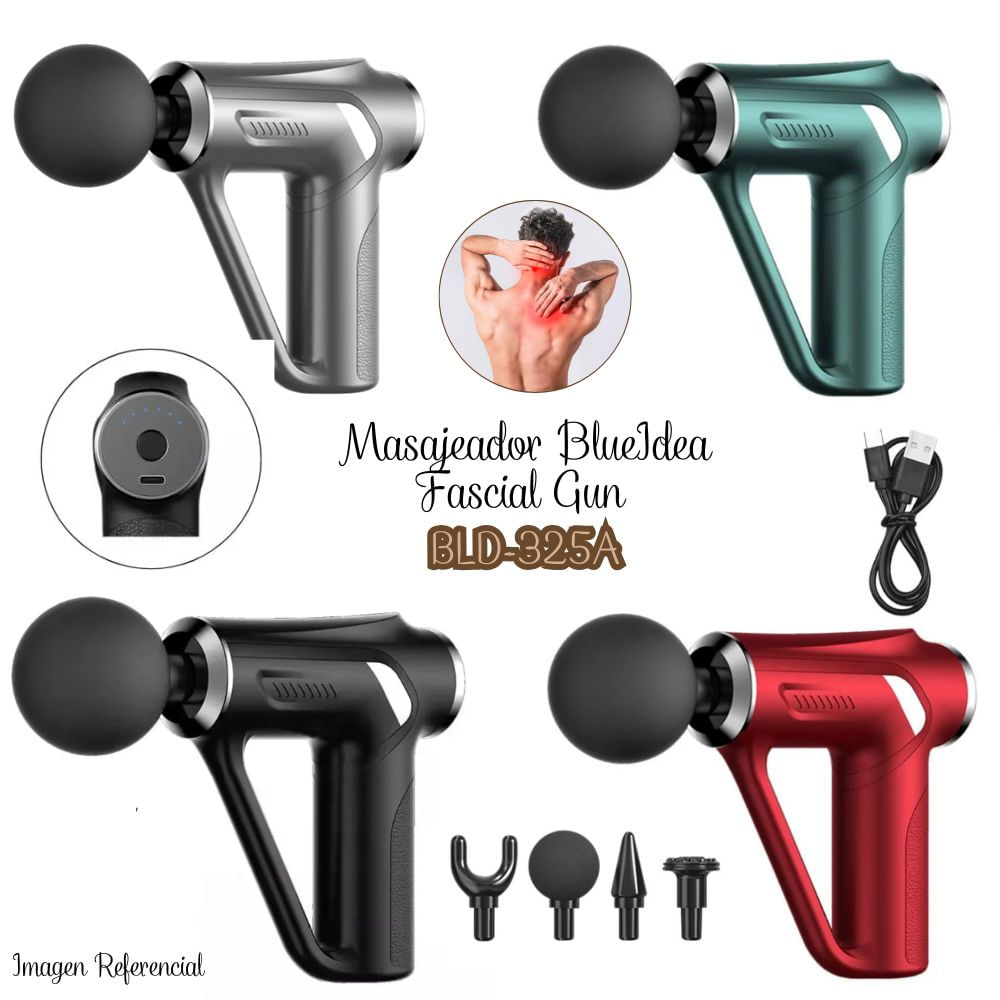 Masajeador BlueIdea Fascial Gun BLD-325A