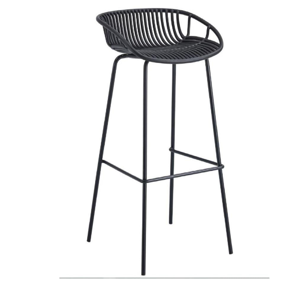 Banco Alto Moderno Lizard color Negro TU MESITA