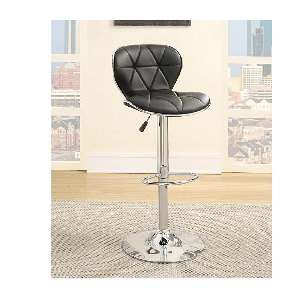 Banco de Bar Argento Cromado color Negro TU MESITA