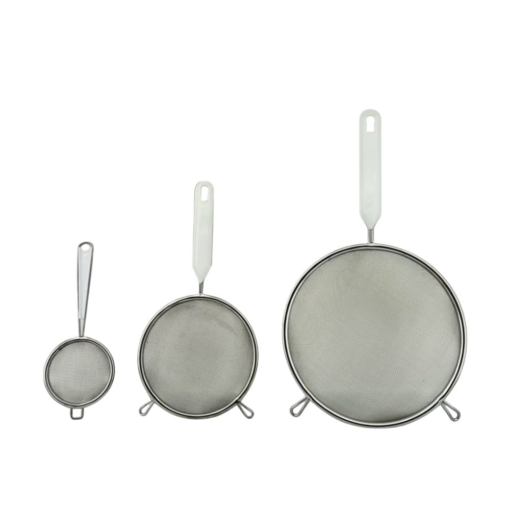 Set de 3 Coladores Acero Inoxidable 7cm/12cm/18cm Orange