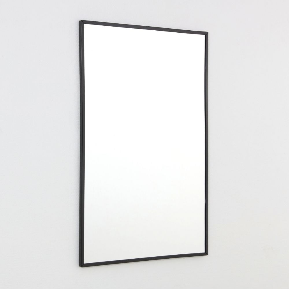 Espejo Brillante de Metal Orange Modelo HZQ230712021 40x60cm con Borde Negro