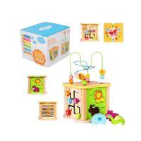 Cubo Laberinto De Actividades Montessori 6en1